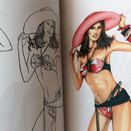 Scuola Metodo Imb Roma Schizzo Donna Costume